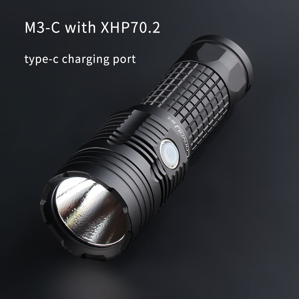 ʰ  ȣ M3-C, XHP70.2 LED Linterna 26650 ..